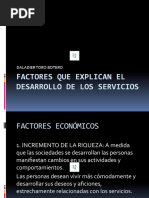 Factores Que Explican El Desarrollo de Los Servicios