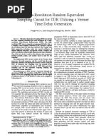A 16ps-Resolution Random Equivalent Sampling Circuit For TDR Utilizing A Vernier Time Delay Generation