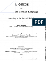 Guide For Learning The German Language Natural Method