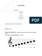 Gama Do Major - Sonor Trepte Ton Si Semiton