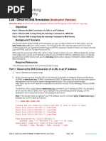 15.4.8 Lab - Observe DNS Resolution - ILM