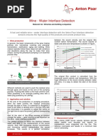 Wine - Water Interface Detection