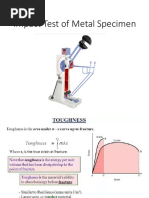 Impact Test of Metal Specimen