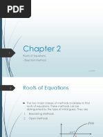 Roots of Equations - Bisection Method