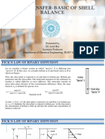 Mass Transfer-Basic of Shell Balance