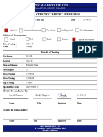 Concrete Cube Test Report Submission: CPRC Maldives Pte. LTD