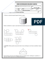  Matemática Sobre Planificação e Sólidos Geometricos.