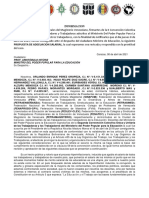 PROPUESTA DE ADECUACION SALARIAL, La Cual Esperamos Sea Revisada y Respondida Con La Prontitud