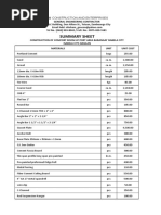 Summary Sheet: Shieham Construction and Enterprises