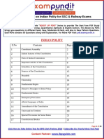 Indian Polity Short Notes