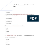 noun, numerals, quantifiers. тест изначальный с подчёркнутыми правилами