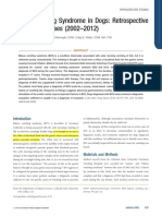 Bilious Vomiting Syndrome in Dogs: Retrospective Study of 20 Cases (2002-2012)