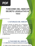 4) Funciones de Indecopi