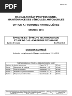 Baccalauréat Professionnel Maintenance Des Véhicules Automobiles Option A: Voitures Particulières