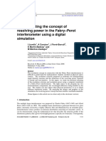 Understanding The Concept of Resolving Power in The FabryPerot Interferometer Using A Digital Simulation Ejp6 5 010