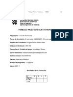 Trabajo Práctico Sustitutivo N° 1 Douglas Malavé C.I. 5.997.456 Teoria de Decisiones Cod 305 Oficina Apoyo Anaco Centro Local Anzoategui