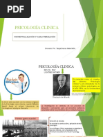 Conceptualización y Caracterización de La Psicología Clinica