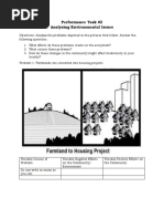 Performance Task #2 Analyzing Environmental Issues