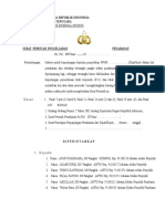 Format Surat Perintah Pengeluaran Penahanan