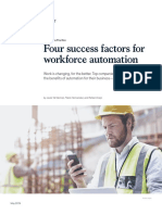 Four Success Factors For Workforce Automation