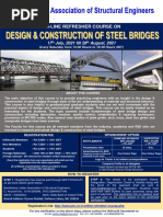 Flier - Refresher Course On Design & Construction For Steel Bridges