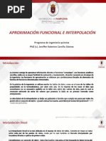 Aproximación Funcional e Interpolación