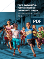 UNICEF Informe Anual 2019