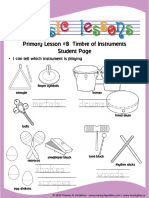 Timbre Lesson Plan