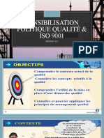 Sensibilisation Politique Qualité & ISO 9001