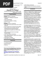 Idiopathic Toe Walking: Management of