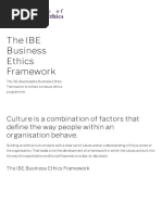 The IBE Business Ethics Framework - Institute of Business Ethics - IBE