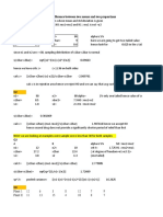 Testing of 2 Means and 2 Proportions