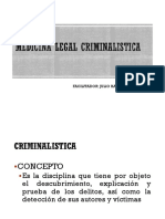 Medicina Legal Criminalistica