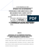 3 Ensayo POSTULADOS GESTIÓN PÚBLICA