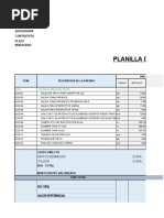 Plantilla de Valorizaciones Instalaciones Electricas