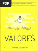 Valores Lecturas Devocionales para Jóvenes 2019 Alfredo0Campechano