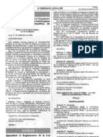 Decreto Supremo #013-2009-JUS - Reglamento de La Ley Del Sistema de Defensa Pública