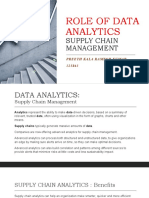 Role of Data Analytics in Supply Chain Management