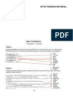 APTIS Mini Test - Vocabulary