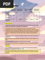 Data and Observations:: ACTIVITY 2: Relative Organisms