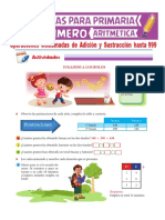 Operaciones Combinadas de Adición y Sustracción para Primero de Primaria