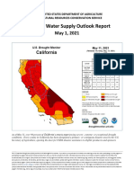 CA Water Supply Outlook Report-MAY 2021