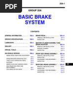 Basic Brake System: Group 35A