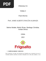 Post Informe Frigoalto GRUPO 1