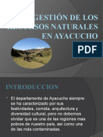 Gestion de Recursos Naturales en Ayacucho