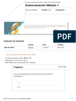 Cuestionario de Autoevaluación Módulo 1 - DERECHO DE LAS OBLIGACIONES