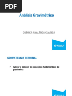 Sesión 2 y 3 - GRAVIMETRIA