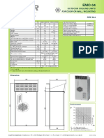 Outdoor Cooling Units For Door or Wall Mounting: Characteristics M.U. EMO04BM1B EMO04CM1B Accessories/Options