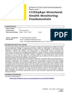 CVEN9840 Structural Health Monitoring Fundamentals and Practices