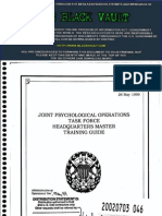 Joint Psychological Operations Task Force Headquarters Master Training Guide